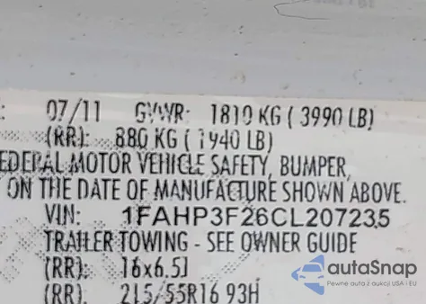 2012 Ford Focus Se from USA, damaged, VIN 1FAHP3F26CL207235